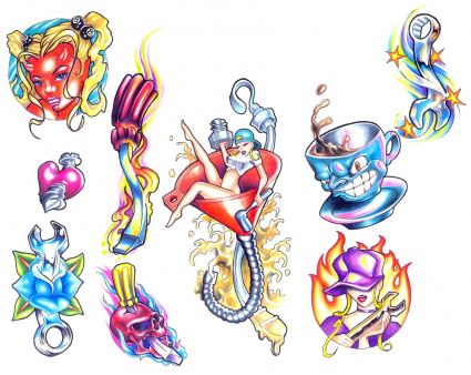 Cartoon Tats Design Gallery